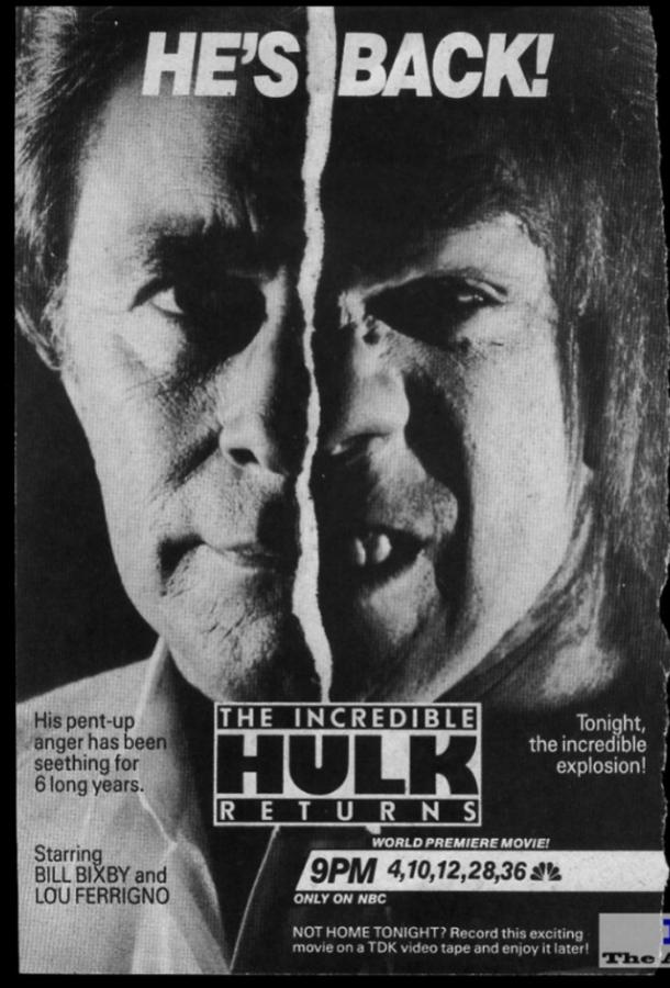 Постер к Невероятный Халк: Возвращение (1988)