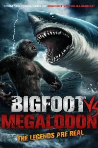Постер к Бигфут против мегалодона (2021)