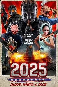Постер к 2025: Кровавый, белый и синий (2022)